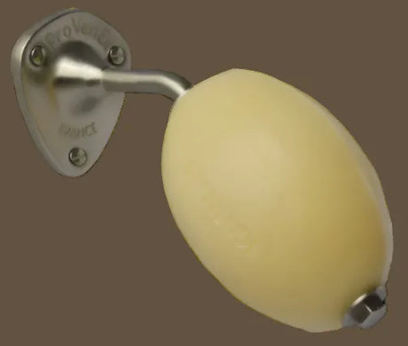 PROVENDI Provendi Almond Rotating Wall Soap | Brushed Steel Wall Arm French Soaps UK