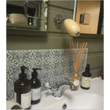 PROVENDI Provendi Almond Rotating Wall Soap | Chrome Wall Arm French Soaps UK
