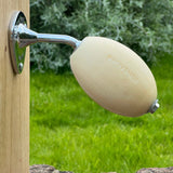 PROVENDI Provendi Almond Rotating Wall Soap | Chrome Wall Arm French Soaps UK