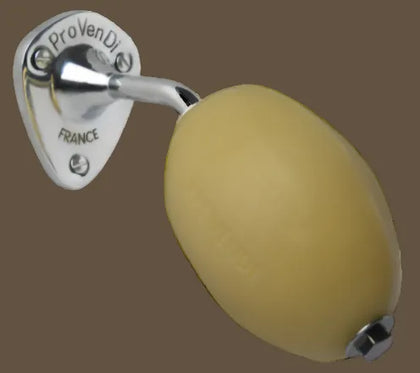 PROVENDI Provendi Almond Rotating Wall Soap | Chrome Wall Arm French Soaps UK