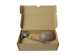 PROVENDI Provendi Exfoliating Cedar Rotating Wall Soap | Chrome Wall Arm French Soaps UK