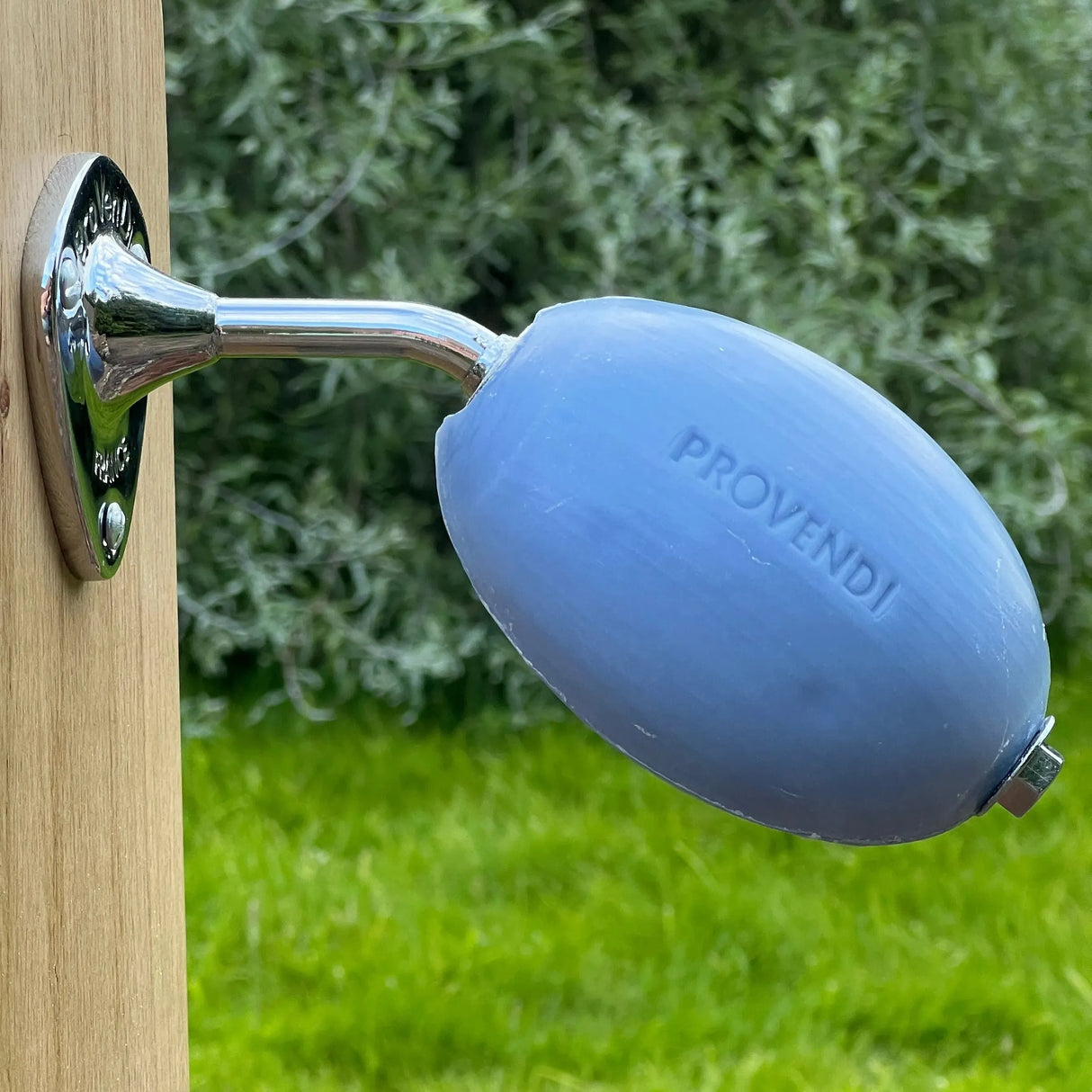 PROVENDI Provendi Lavender Rotating Wall Soap | Chrome Wall Arm French Soaps UK