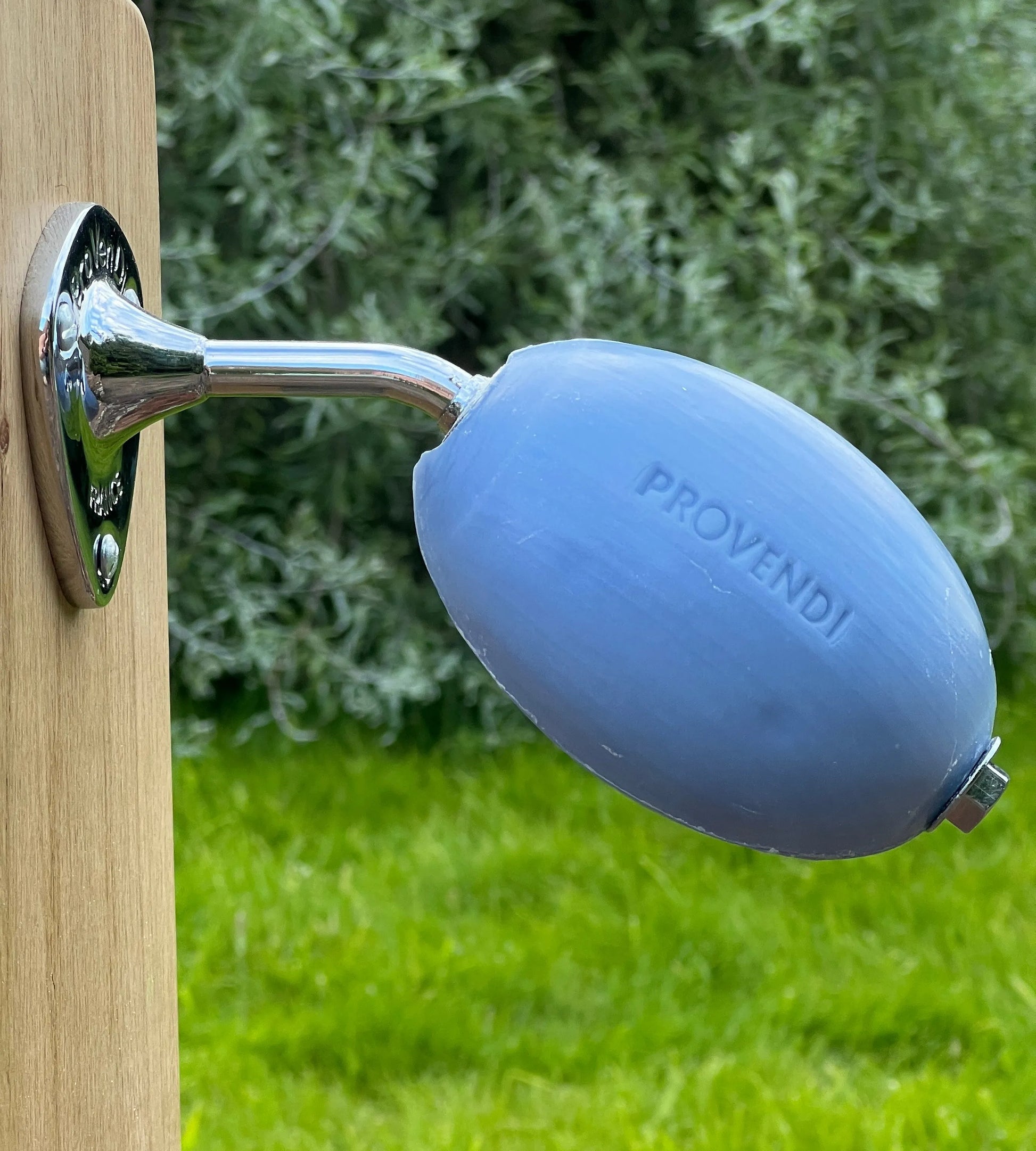PROVENDI Provendi Lavender Rotating Wall Soap | Chrome Wall Arm French Soaps UK