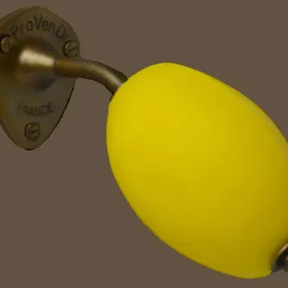 PROVENDI Provendi Lemon Rotating Wall Soap | Brass Wall Arm French Soaps UK