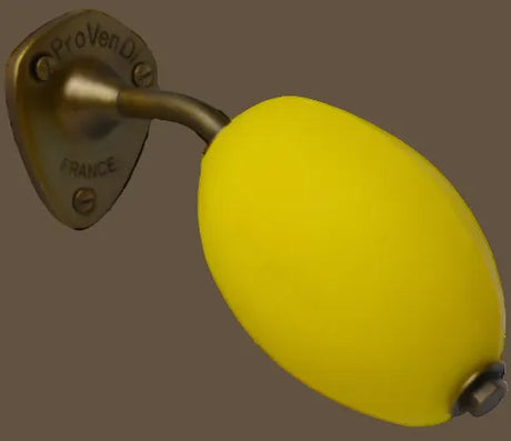 PROVENDI Provendi Lemon Rotating Wall Soap | Brass Wall Arm French Soaps UK