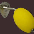 PROVENDI Provendi Lemon Rotating Wall Soap | Brushed Steel Wall Arm French Soaps UK