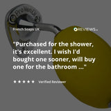 PROVENDI Provendi Lemon Rotating Wall Soap | Chrome Wall Arm French Soaps UK