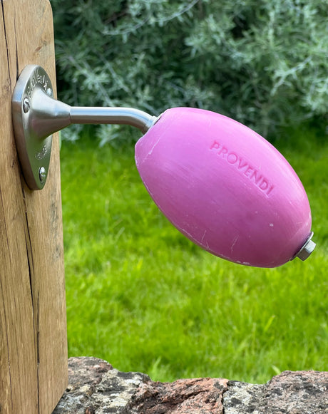 PROVENDI Provendi Rose Rotating Wall Soap | Brushed Steel Wall Arm French Soaps UK