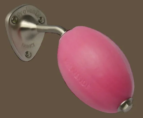 PROVENDI Provendi Rose Rotating Wall Soap | Brushed Steel Wall Arm French Soaps UK