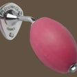 PROVENDI Provendi Rose Rotating Wall Soap | Chrome Wall Arm French Soaps UK
