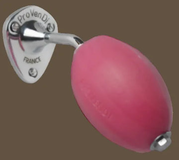 PROVENDI Provendi Rose Rotating Wall Soap | Chrome Wall Arm French Soaps UK