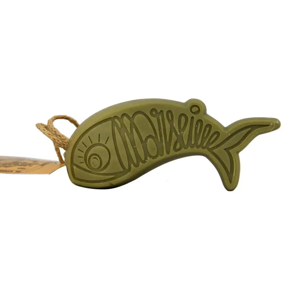 FER A CHEVAL Pure Olive 'Sardine by Sardo', Marseille Soap on a Rope | 95g French Soaps UK