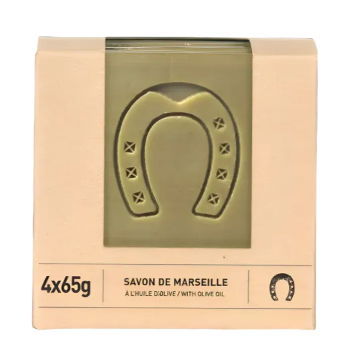 FER A CHEVAL Pure Olive Savon de Marseille | 4x65g slices French Soaps UK