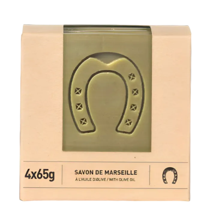 FER A CHEVAL Pure Olive Savon de Marseille | 4x65g slices French Soaps UK