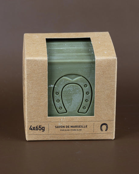 FER A CHEVAL Pure Olive Savon de Marseille | 4x65g slices French Soaps UK