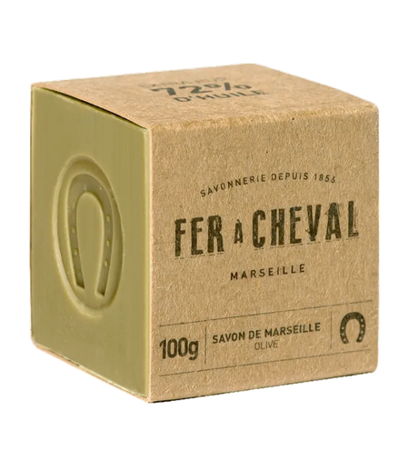 FER A CHEVAL Pure Olive Savon de Marseille Cube | 100g French Soaps UK