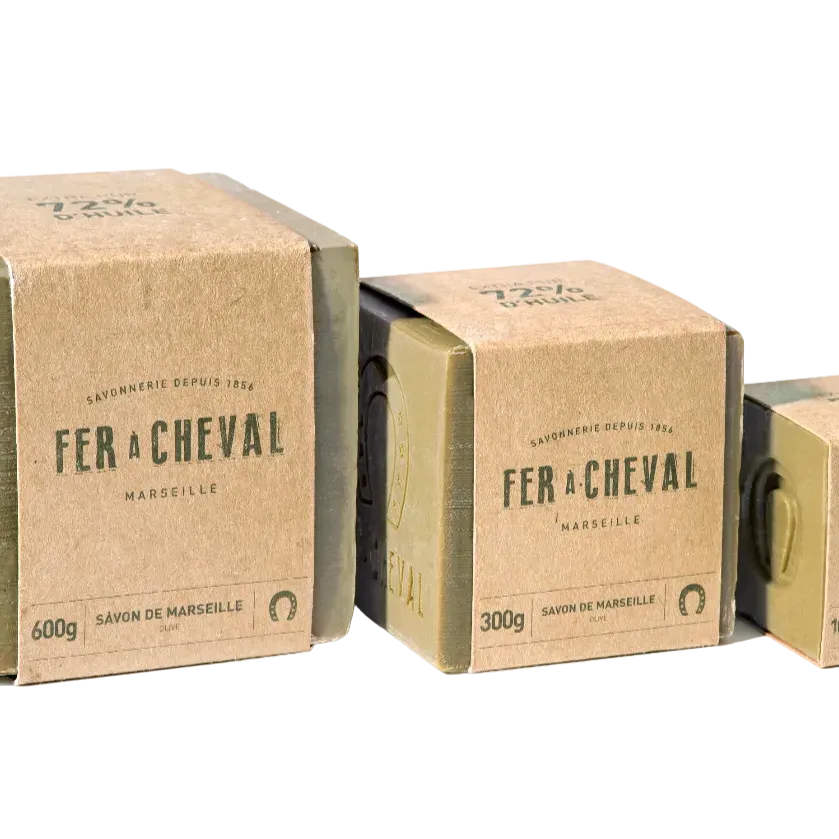FER A CHEVAL Pure Olive Savon de Marseille Cube | 100g French Soaps UK