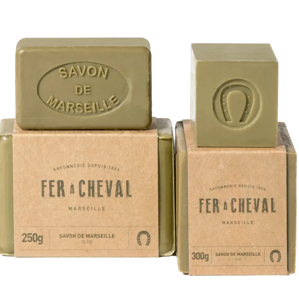 FER A CHEVAL Pure Olive Savon de Marseille Cube | 100g French Soaps UK