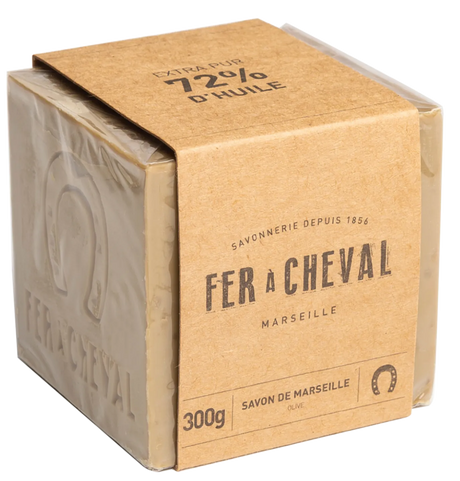 FER A CHEVAL Pure Olive Savon de Marseille Cube | 300g French Soaps UK