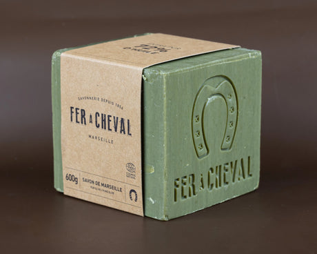 FER A CHEVAL Pure Olive Savon de Marseille Cube | 600g French Soaps UK