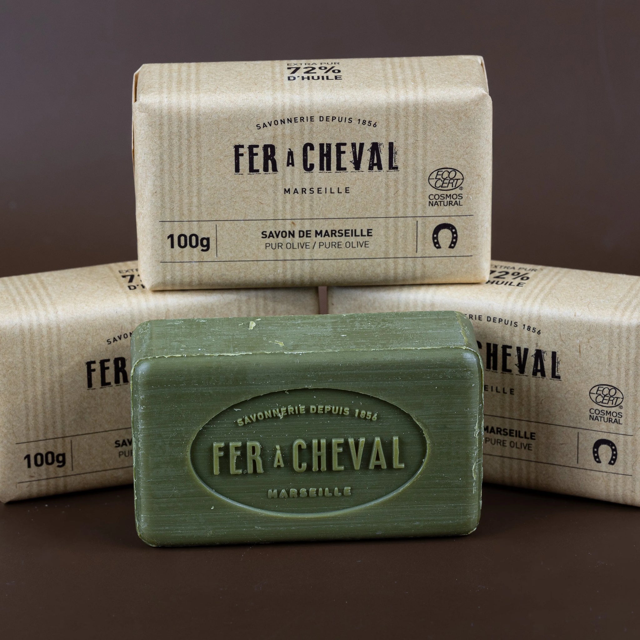 FER A CHEVAL Pure Olive Savonnettes de Marseille | 100g French Soaps UK