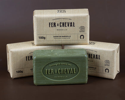 FER A CHEVAL Pure Olive Savonnettes de Marseille | 100g French Soaps UK