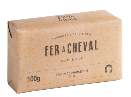 FER A CHEVAL Pure Olive Savonnettes de Marseille | 100g French Soaps UK