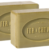 FER A CHEVAL Pure Olive Savonnettes de Marseille, 250g Twin Pack French Soaps UK