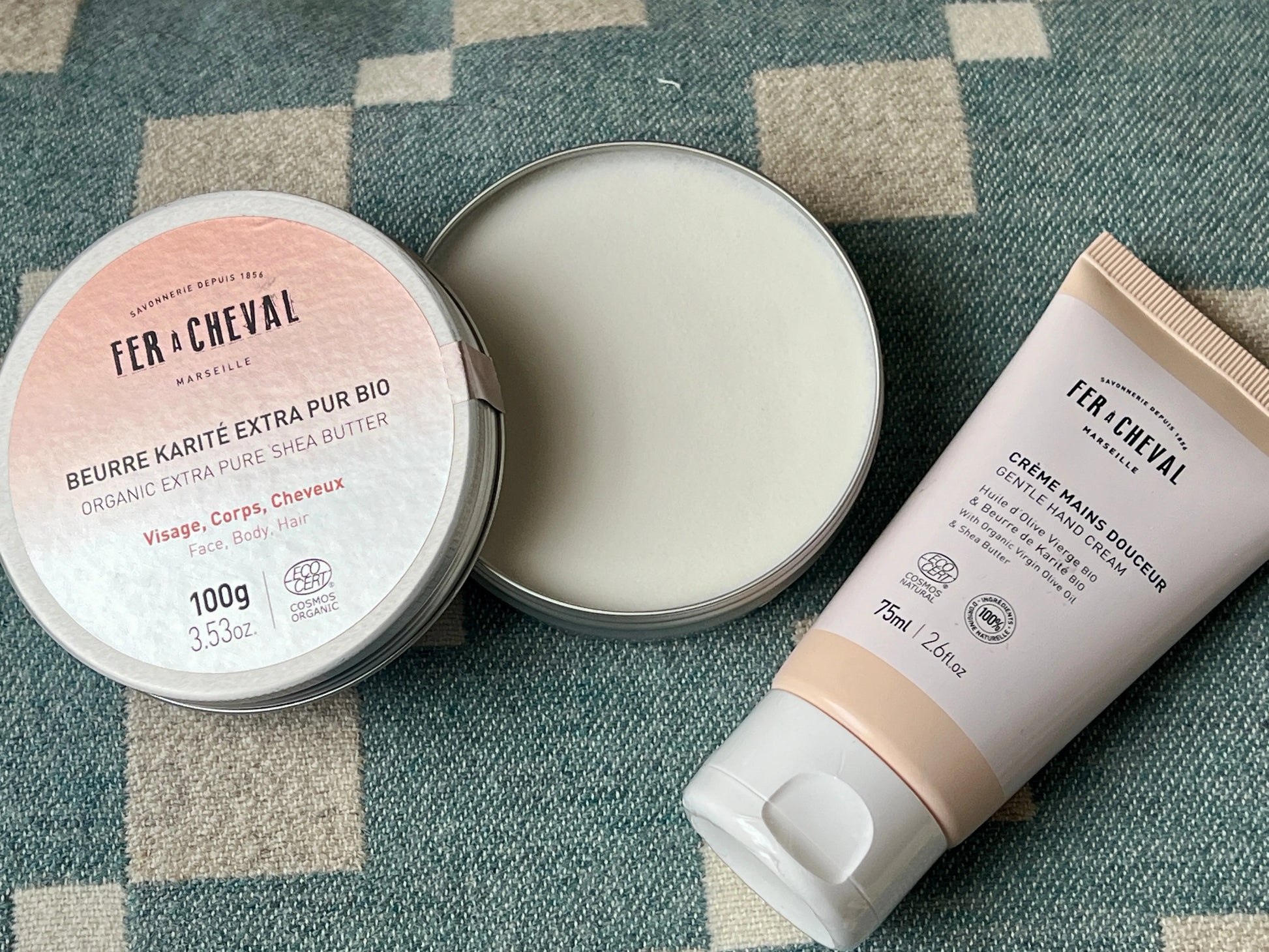FER A CHEVAL Pure Organic Shea Butter Balm for Face, Body and Hair French Soaps UK