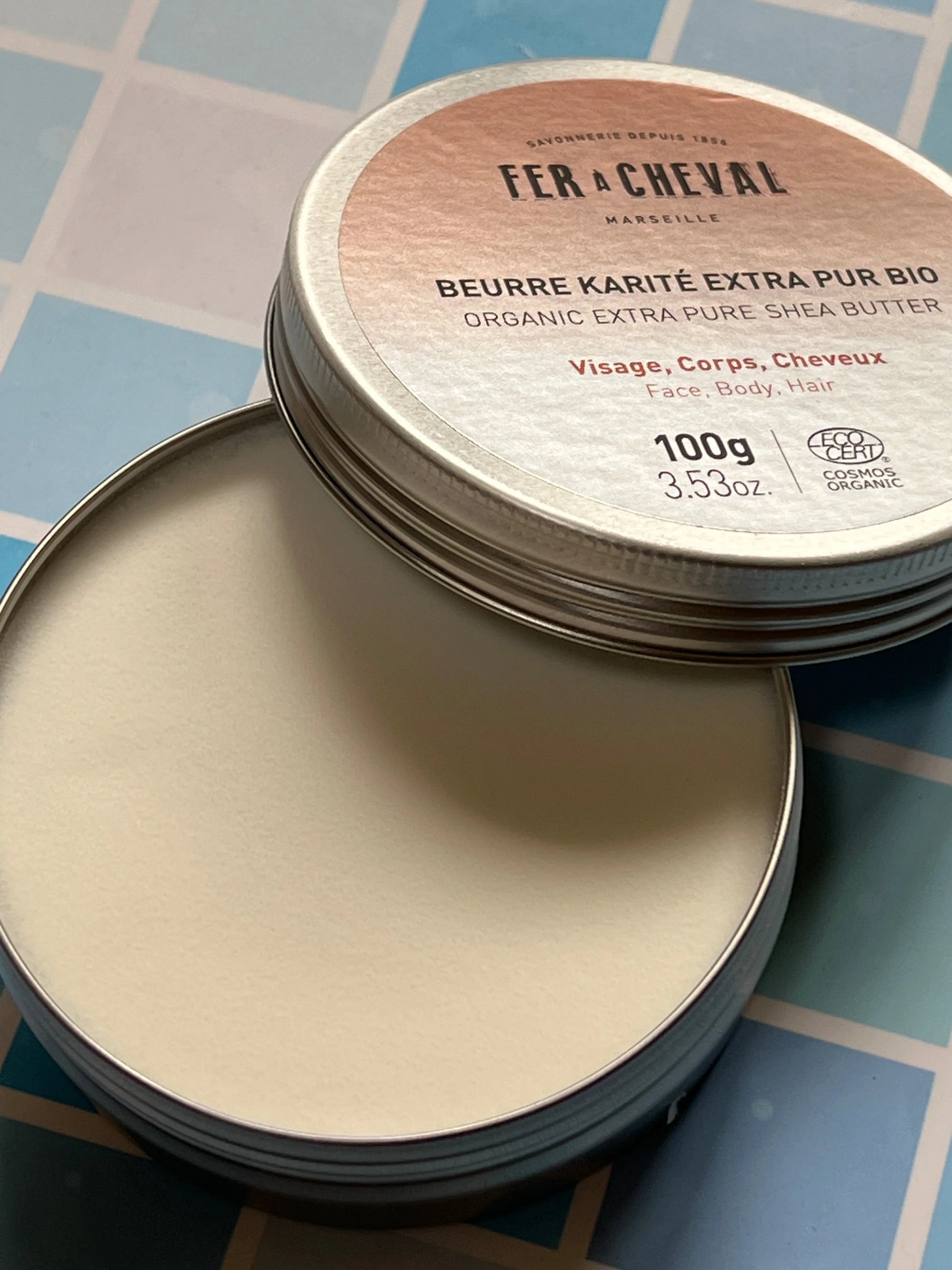 FER A CHEVAL Pure Organic Shea Butter Balm for Face, Body and Hair French Soaps UK