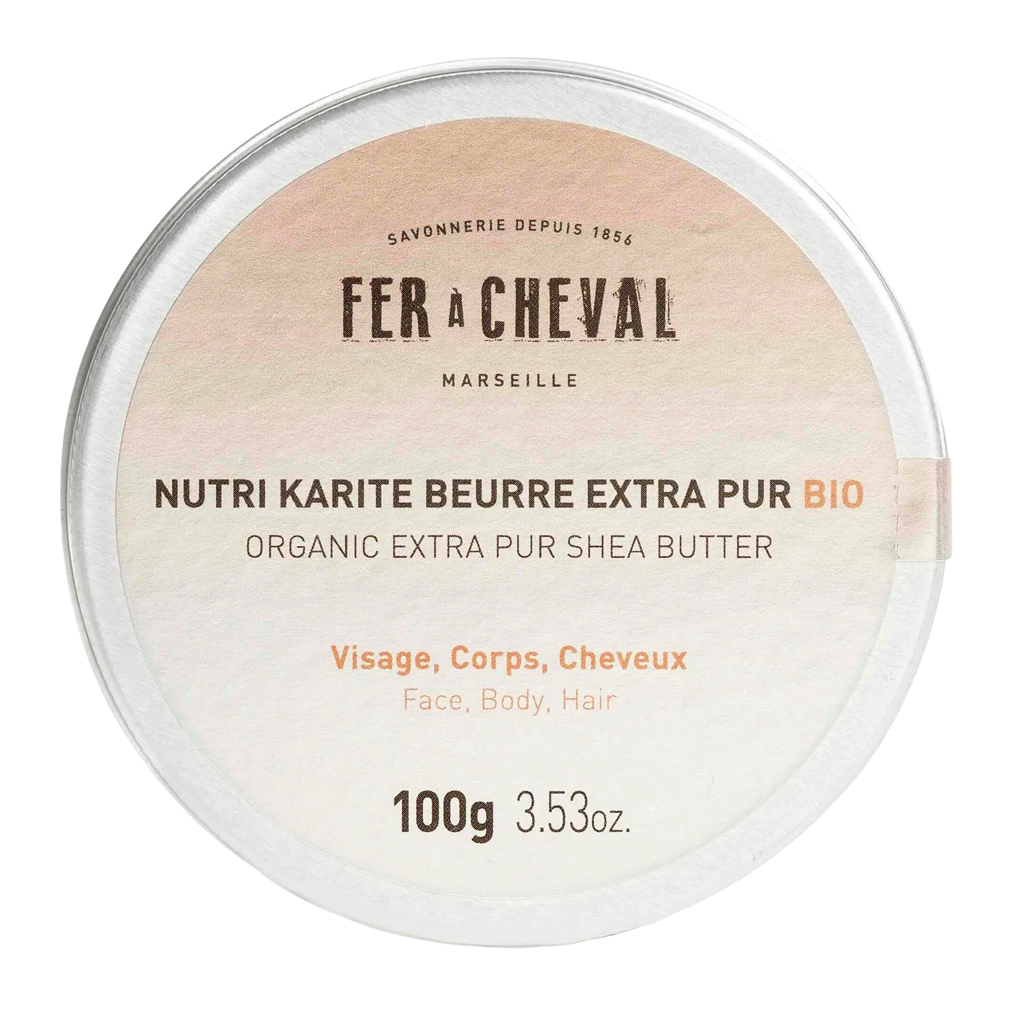 FER A CHEVAL Pure Organic Shea Butter Balm for Face, Body and Hair French Soaps UK