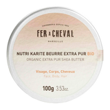 FER A CHEVAL Pure Organic Shea Butter Balm for Face, Body and Hair French Soaps UK