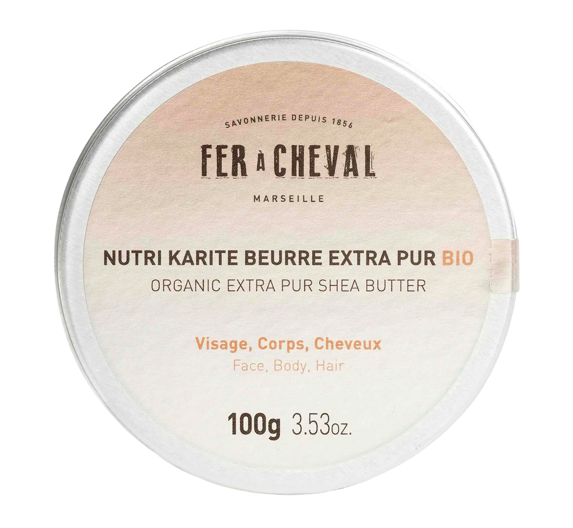 FER A CHEVAL Pure Organic Shea Butter Balm for Face, Body and Hair French Soaps UK