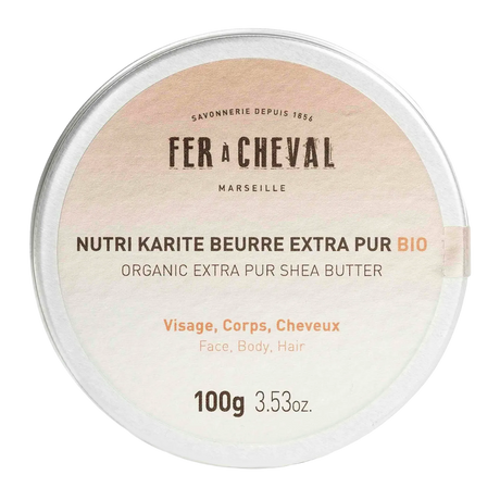 FER A CHEVAL Pure Organic Shea Butter Balm for Face, Body and Hair French Soaps UK