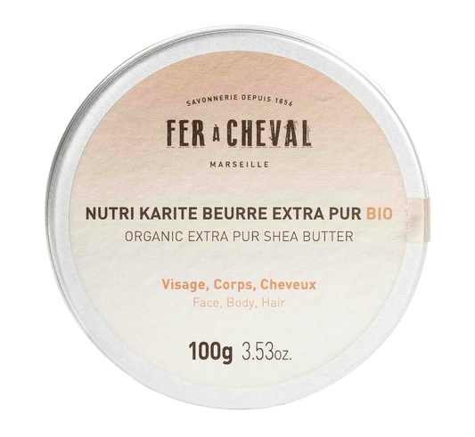 FER A CHEVAL Pure Organic Shea Butter Balm for Face, Body and Hair French Soaps UK