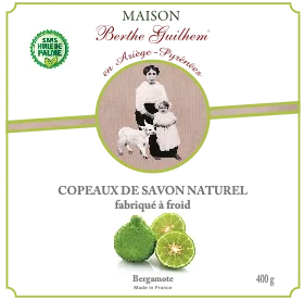 MAISON BERTHE GUILHEM Pyrenean Soap Flakes for Laundry | Bergamot Essential Oil | 400g French Soaps UK