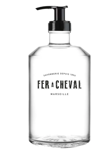 FER A CHEVAL Refillable Glass Bottle, 500ml French Soaps UK