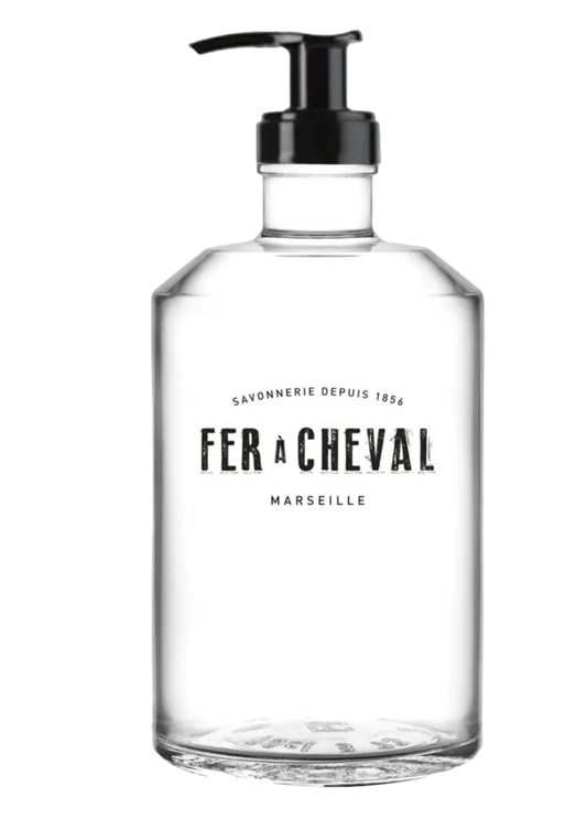 FER A CHEVAL Refillable Glass Bottle, 500ml French Soaps UK