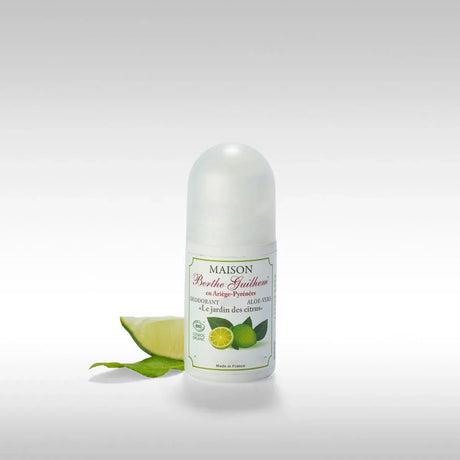 MAISON BERTHE GUILHEM Roll On Deodorant with Organic Alpine Goat's Milk, Citrus Garden | 50ml French Soaps UK