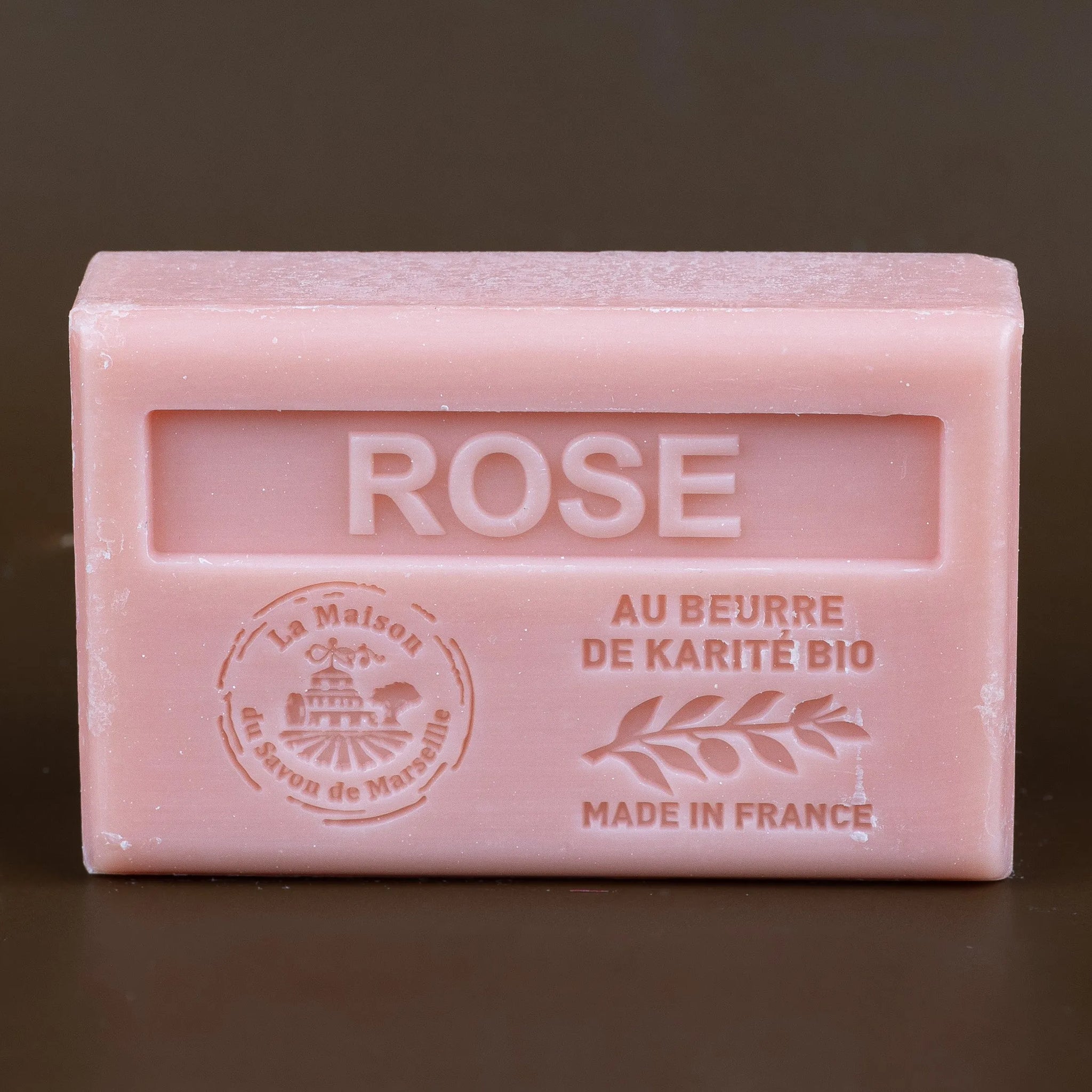 La Maison du Savon de Marseille Rose French Soap with Organic Shea Butter, 125g French Soaps UK