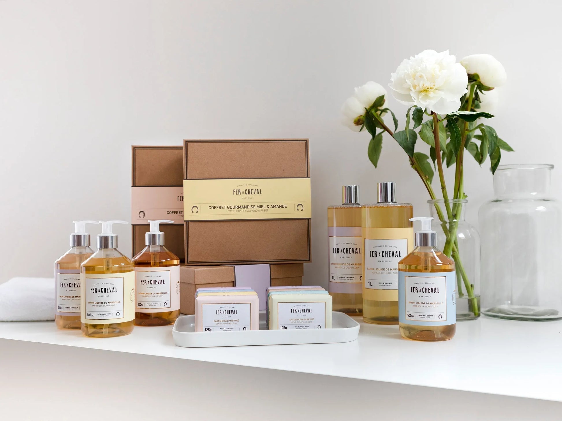 FER A CHEVAL Rose Gift Box French Soaps UK