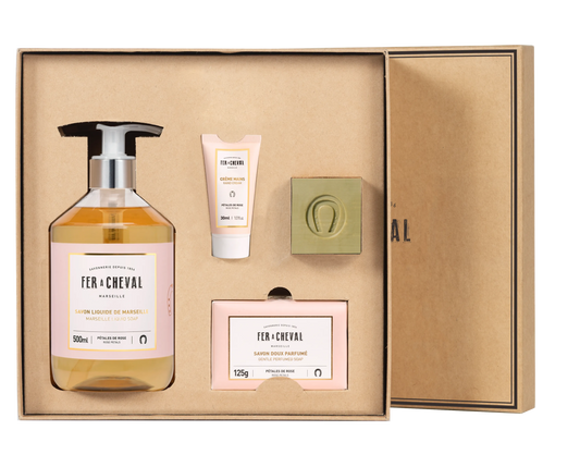 FER A CHEVAL Rose Gift Box French Soaps UK