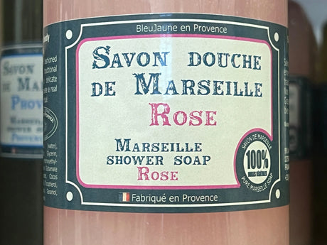 BLEU JAUNE Rose, Marseille Liquid Soap | 1L French Soaps UK