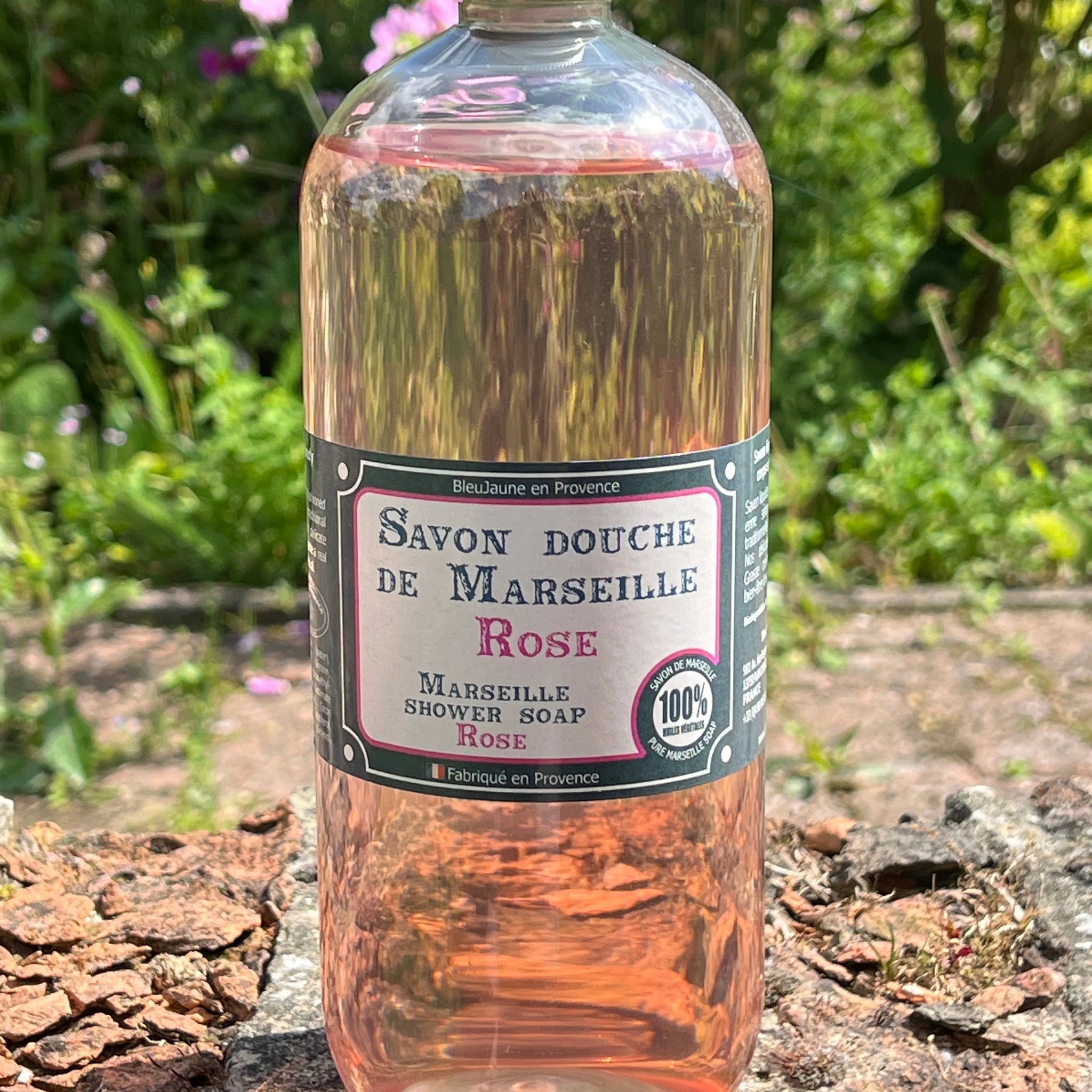 BLEU JAUNE Rose, Marseille Liquid Soap | 1L French Soaps UK