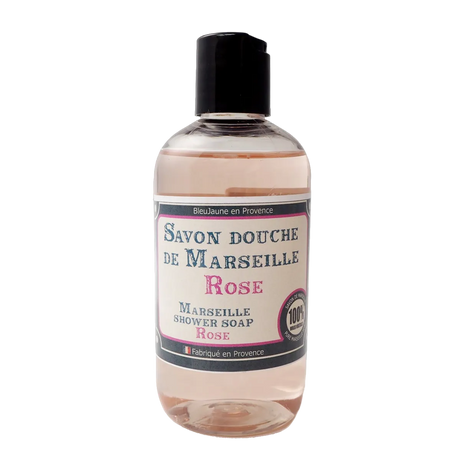 BLEU JAUNE Rose, Marseille Liquid Soap | 250ml French Soaps UK