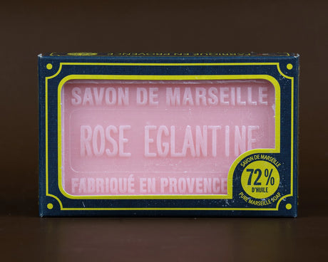 BLEU JAUNE Rose, Marseille Soap with Shea Butter | 100g French Soaps UK