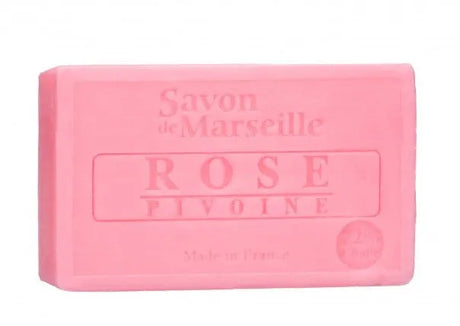 LE CHATELARD 1802 Rose & Peony Savon de Provence, enriched with Sweet Almond Oil | 100g French Soaps UK