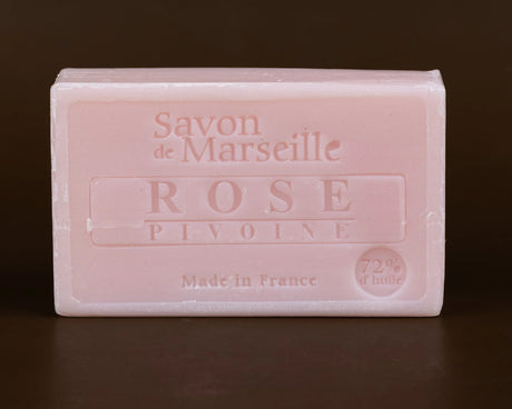 LE CHATELARD 1802 Rose & Peony Savon de Provence, enriched with Sweet Almond Oil | 100g French Soaps UK