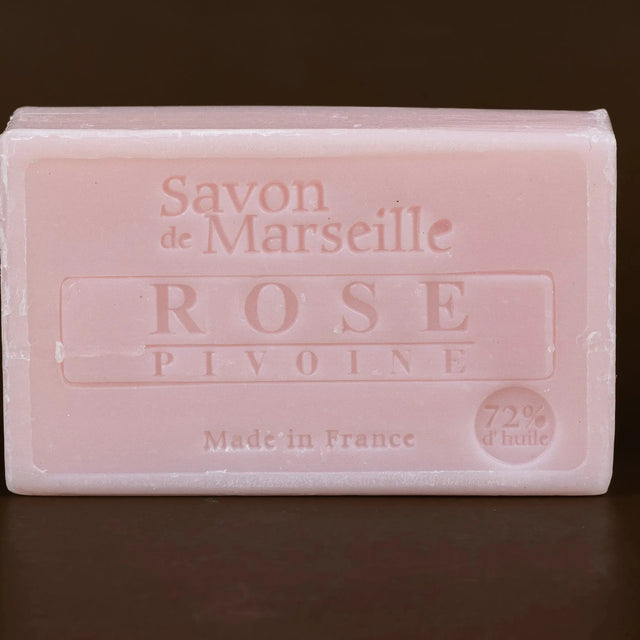 LE CHATELARD 1802 Rose & Peony Savon de Provence, enriched with Sweet Almond Oil | 100g French Soaps UK