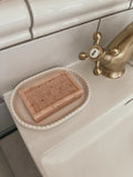 BLEU JAUNE Rose Petal, Exfoliating  Marseille Soap with Shea Butter |  100g French Soaps UK